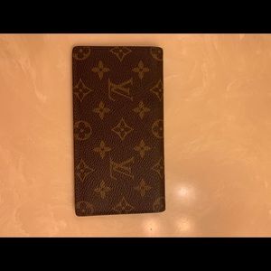 Authentic Louis Vuitton checkbook cover